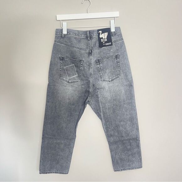 Sandrine Rose / Free People Grey Harem Jeans NWT - Picture 10 of 12